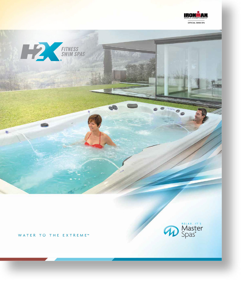 H2X swim spa brochure cover
